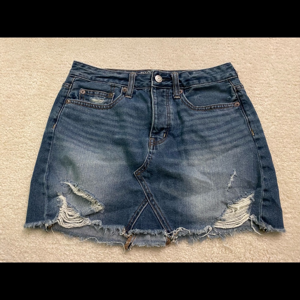 jean skirt